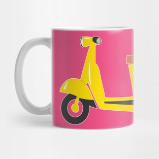 Yellow scooter Mug